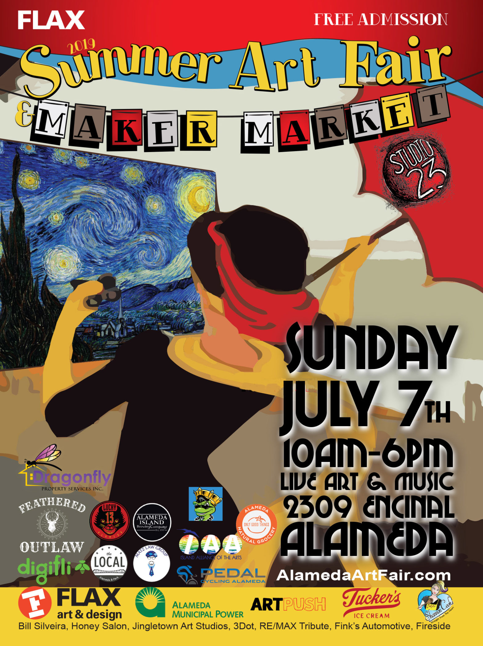 Alameda Summer Art Fair Poster